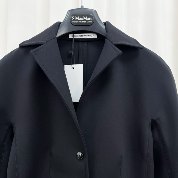 🚩steal authentic Alexander Wang Midnight Black Women's Blazer - Picture 3 of 6